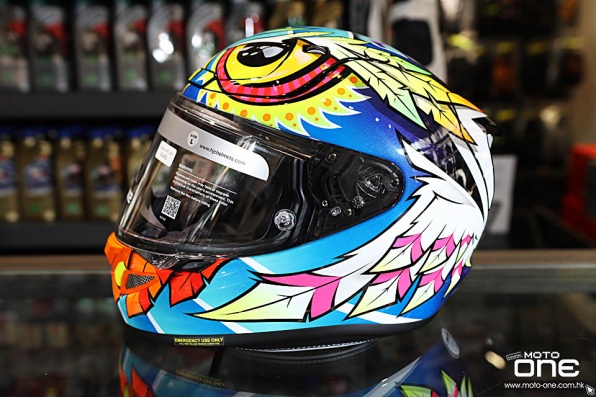 HJC RPHA 12 SPASSO全新賽車頭盔 - 繽紛色彩的大眼貓頭鷹