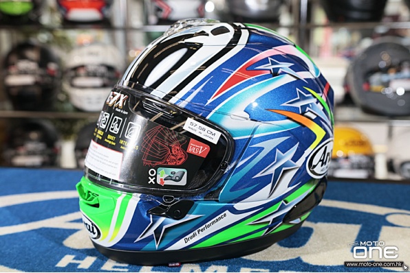ARAI x 56DESIGN RX-7X NAKANO GREEN '04 中野真矢經典MotoGP拉花限量版抵港