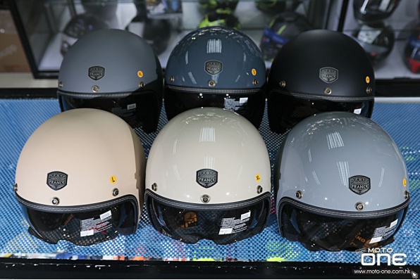 ASTONE SP3 球型復古頭盔 - 多款淨色登場 內置手拉式太陽鏡片