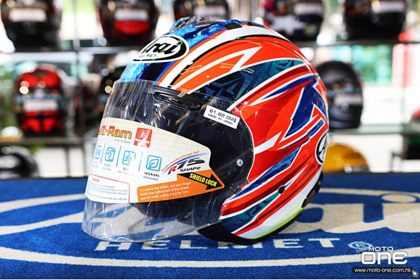 ARAI VZ-RAM OGURA 日本MotoGP車手小椋藍專屬拉花開面頭盔  