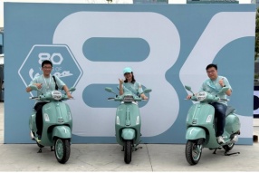 80週年限量版Vespa Sprint 180-採用全新180引擎，在香港駕駛更好力更實用(同場加影80週年GTS 300限量版)