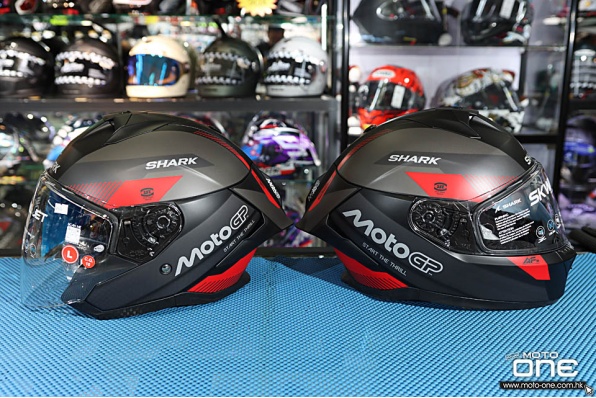 SHARK x MotoGP官方聯乘｜SKWAL CUP全面及SKWAL JET CUP開面大尾翼頭盔｜利力發售