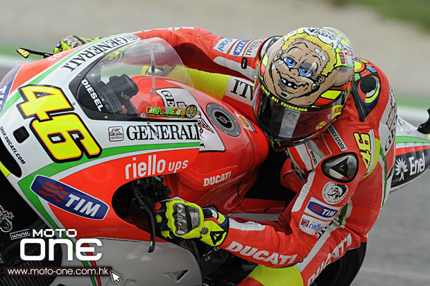 2012 46rossi boxer helmet