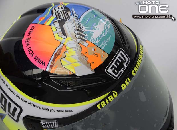 AGV Rossi Misano Helmet wish you were here moto-one.com.hk
