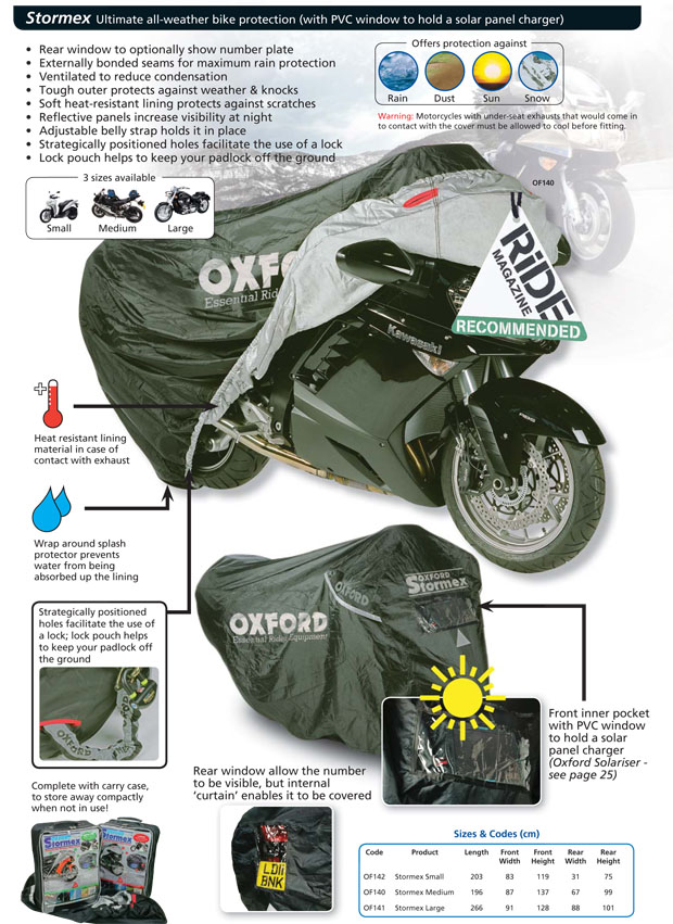 Oxford bike protection moto-one.com.hk