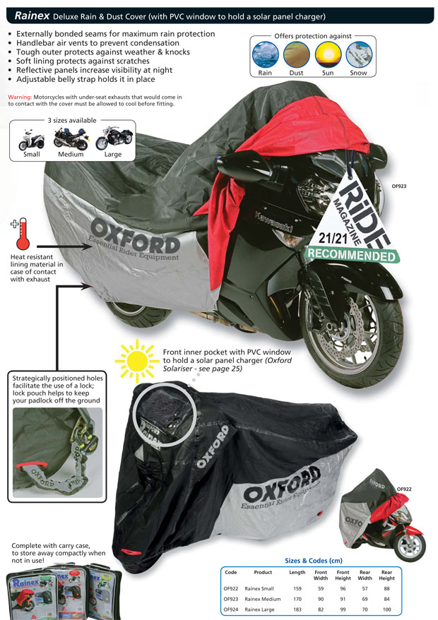 Oxford bike protection moto-one.com.hk