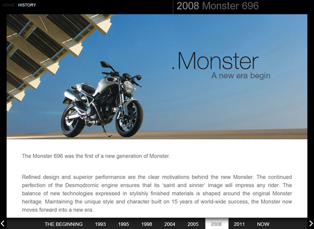 ducati monster history