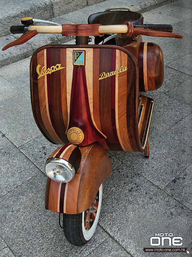 2013 wood vespa