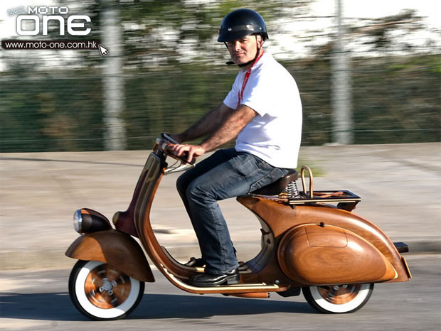 2013 wood vespa