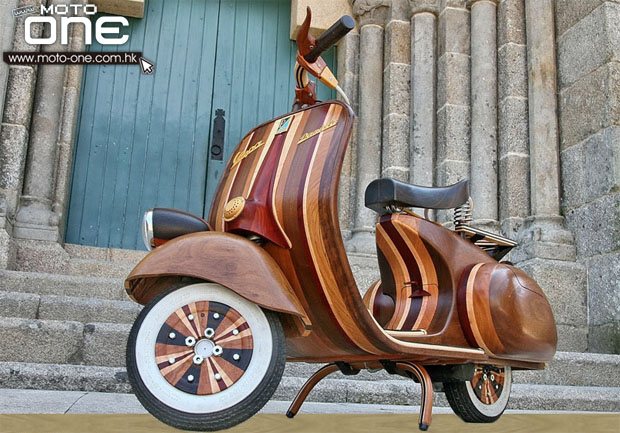 2013 wood vespa