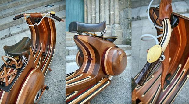 2013 wood vespa