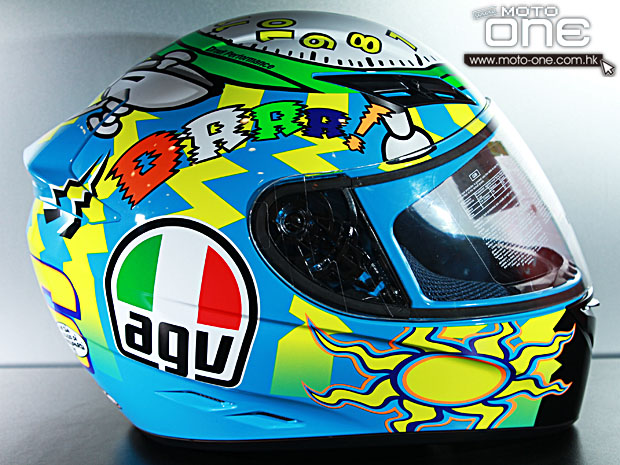 2014 AGV K3 ROSSI HELMET