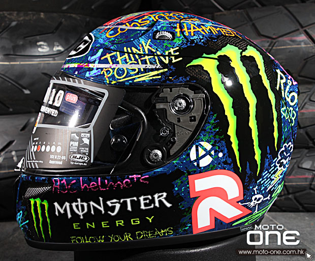HJC R-PHA 10 Graffiti CARBON LORENZO
