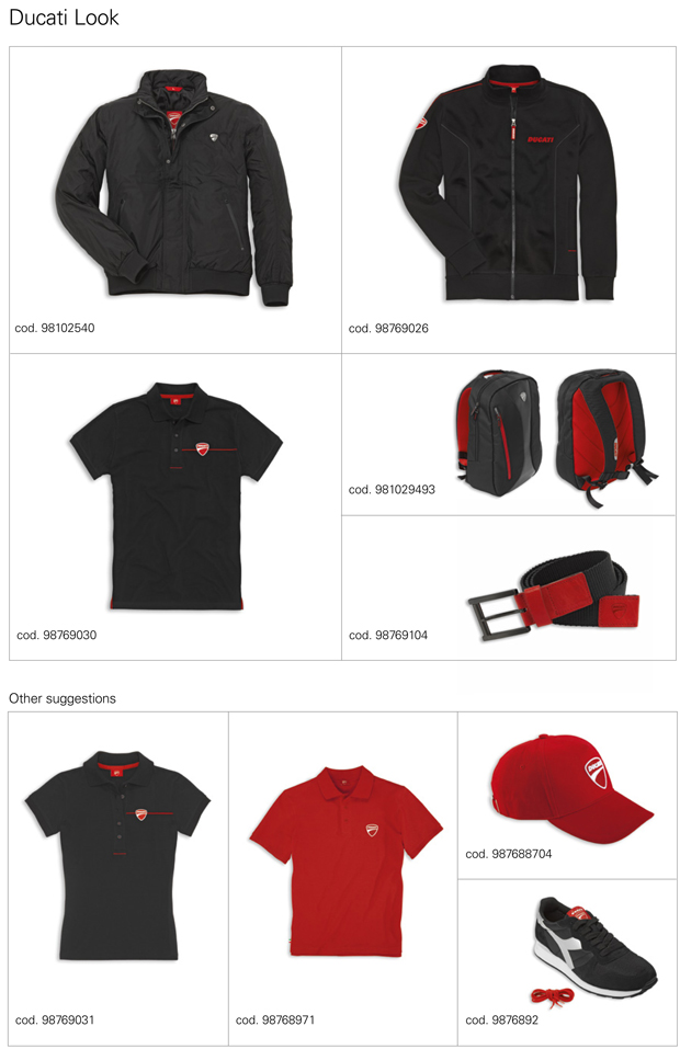 2015 Ducati apparel