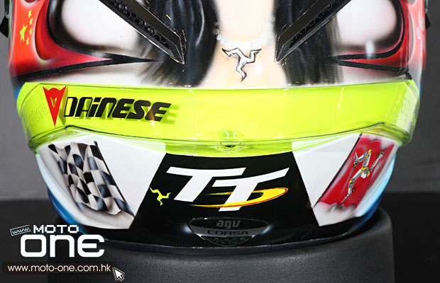 AGV CORSA WAI ON HELMET