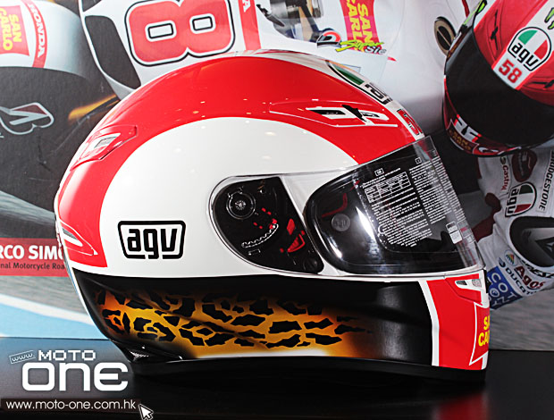 AGV SIMONCELLI TRIBUTE HELMETS