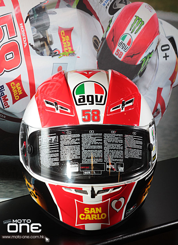 AGV SIMONCELLI TRIBUTE HELMETS