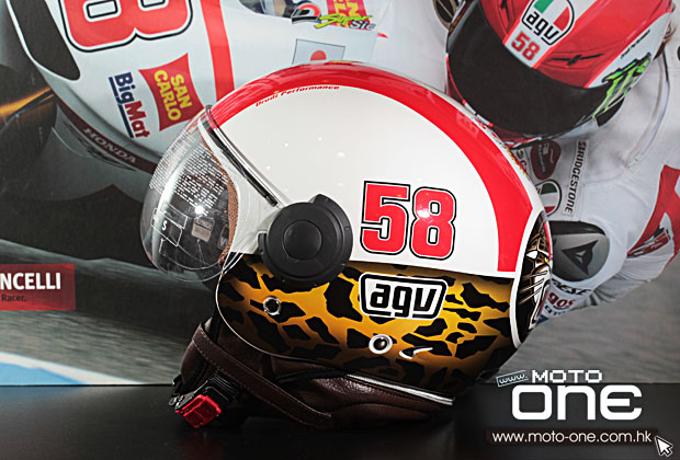 AGV SIMONCELLI TRIBUTE HELMETS