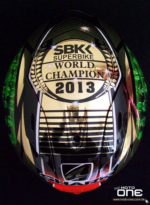 Tom Sykes SBK World Champion 2013 HELMET moto-one.com.hk
