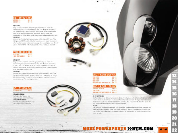 ktm powerparts 2013