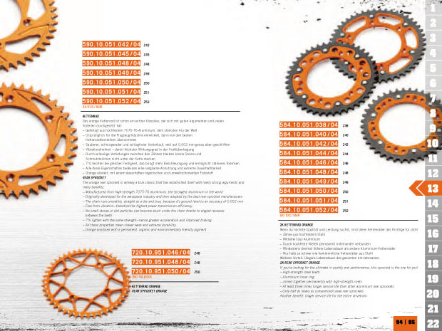 ktm powerparts 2013