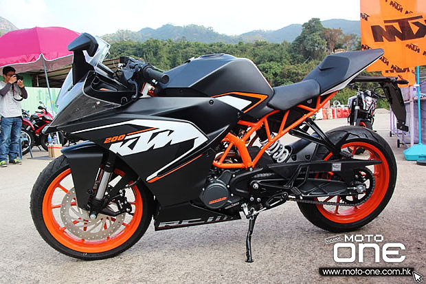 2015 ktm rc390 test day