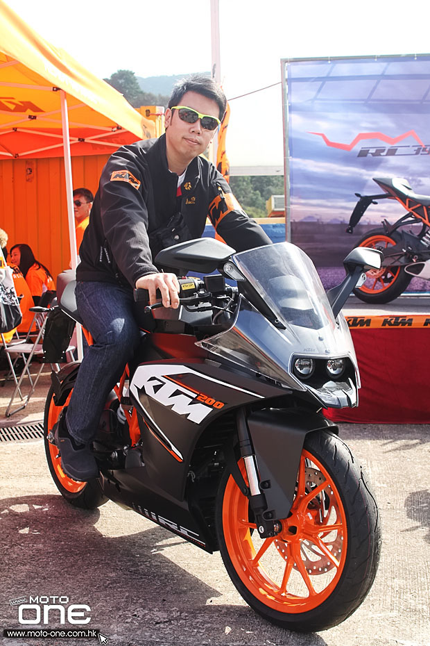 2015 ktm rc390 test day