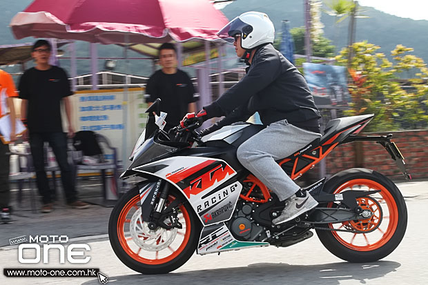 2015 ktm rc390 test day