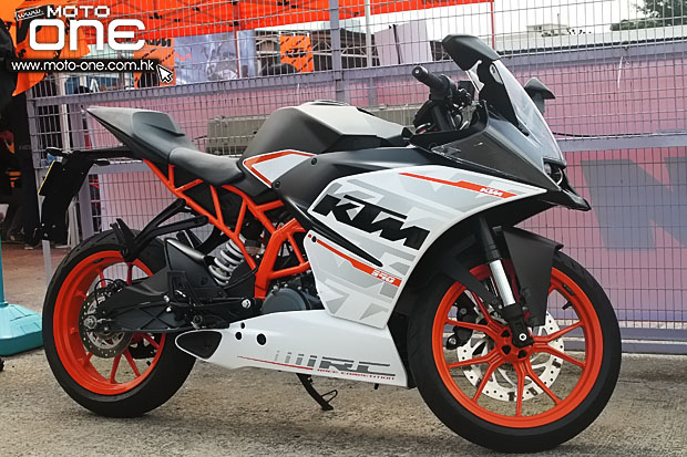 2015 ktm rc390 test day