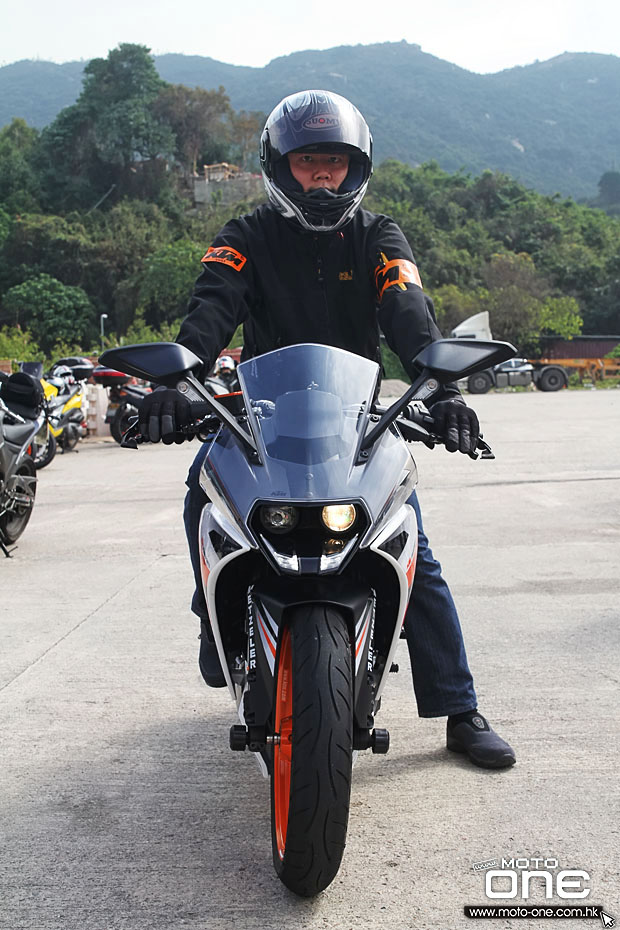 2015 ktm rc390 test day