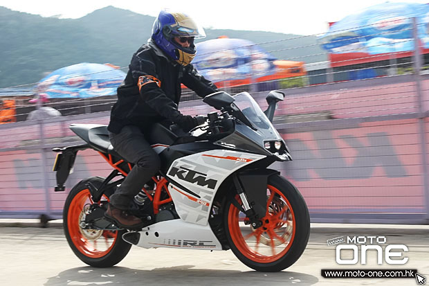 2015 ktm rc390 test day