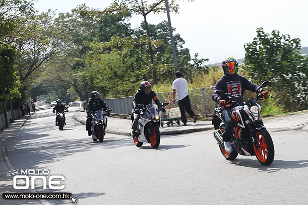 2015 ktm rc390 test day