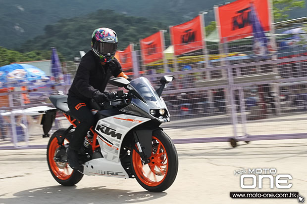 2015 ktm rc390 test day