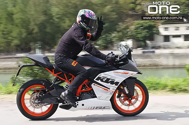 2015 ktm rc390 test day