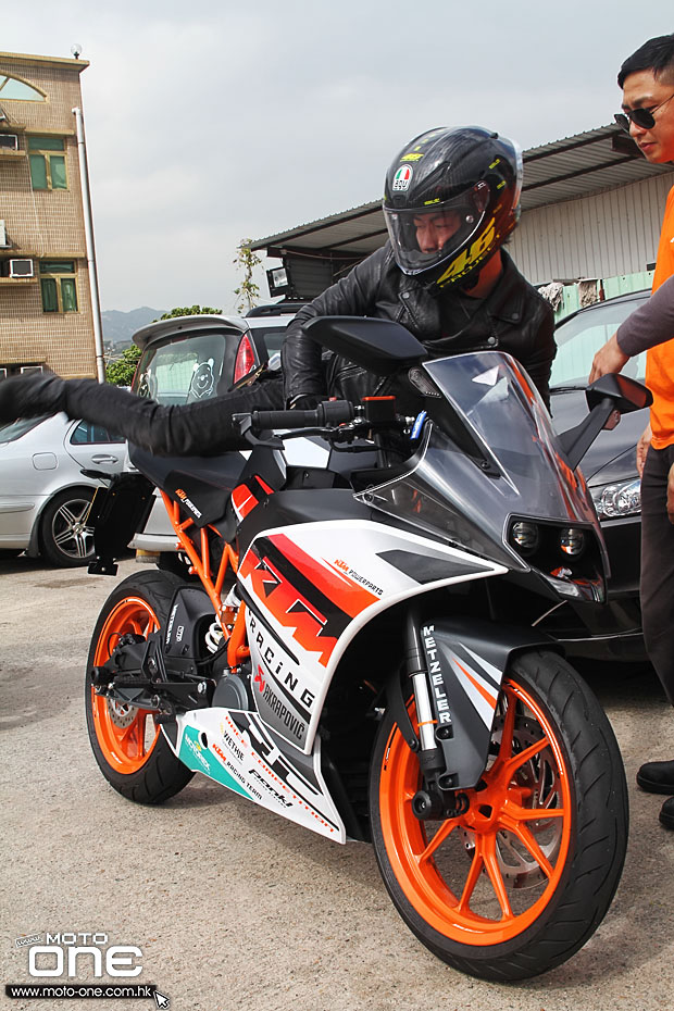 2015 ktm rc390 test day