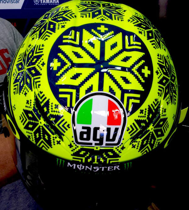 2015 rossi WinterTest helmet