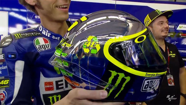 2015 Rossi special Mugello helmet