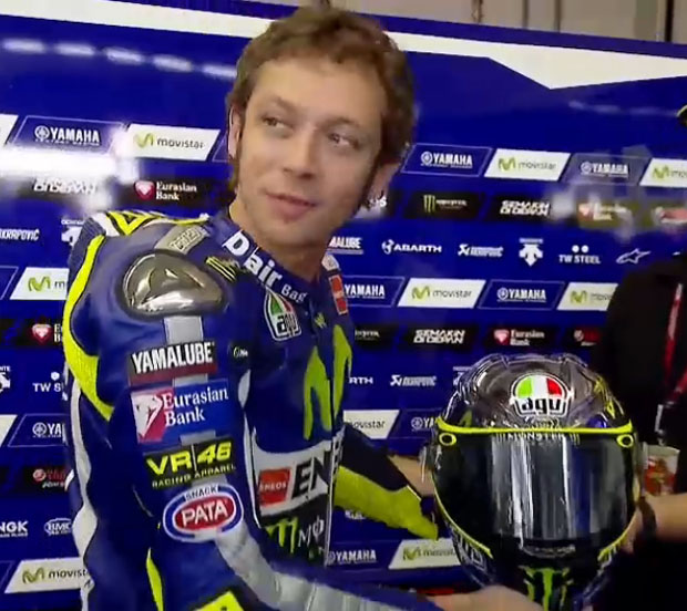 2015 Rossi special Mugello helmet