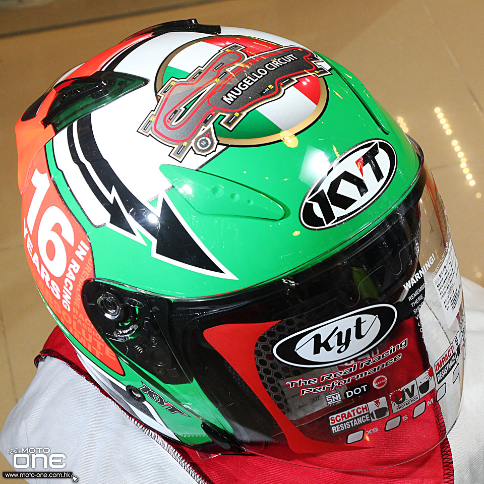 2015 Kyt Galaxy Slide helmet