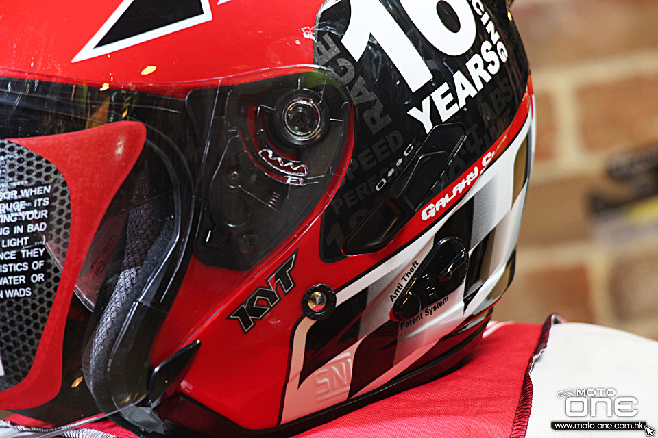 2015 Kyt Galaxy Slide helmet