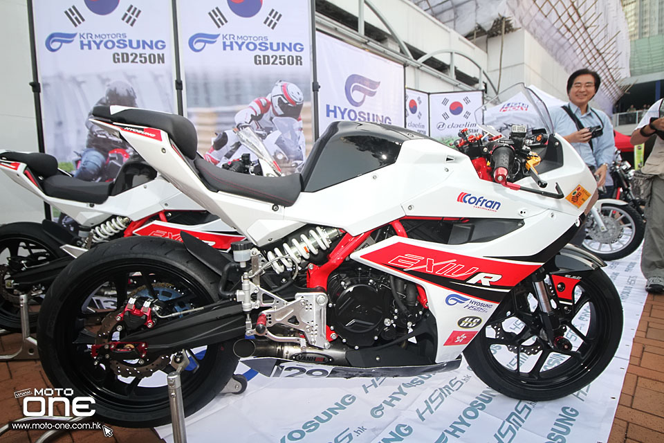 2015 hyosung daelim hk bikeshow