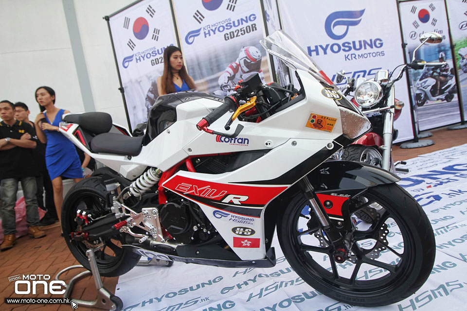 2015 hyosung daelim hk bikeshow