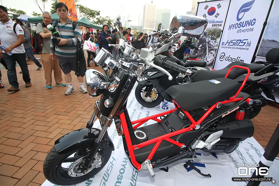 2015 hyosung daelim hk bikeshow