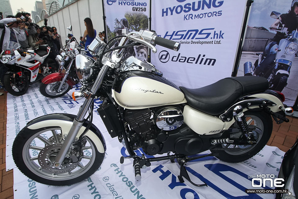 2015 hyosung daelim hk bikeshow