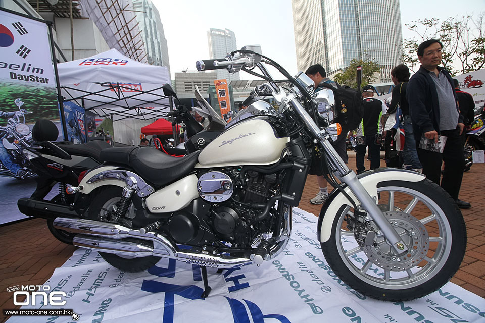 2015 hyosung daelim hk bikeshow