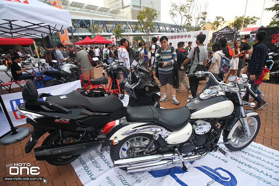 2015 hyosung daelim hk bikeshow