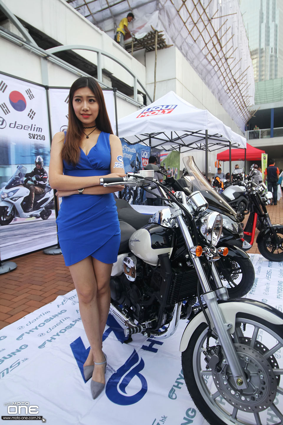 2015 hyosung daelim hk bikeshow