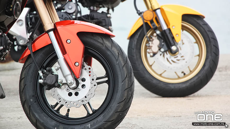 2016 kawasaki z125 and honda msx125