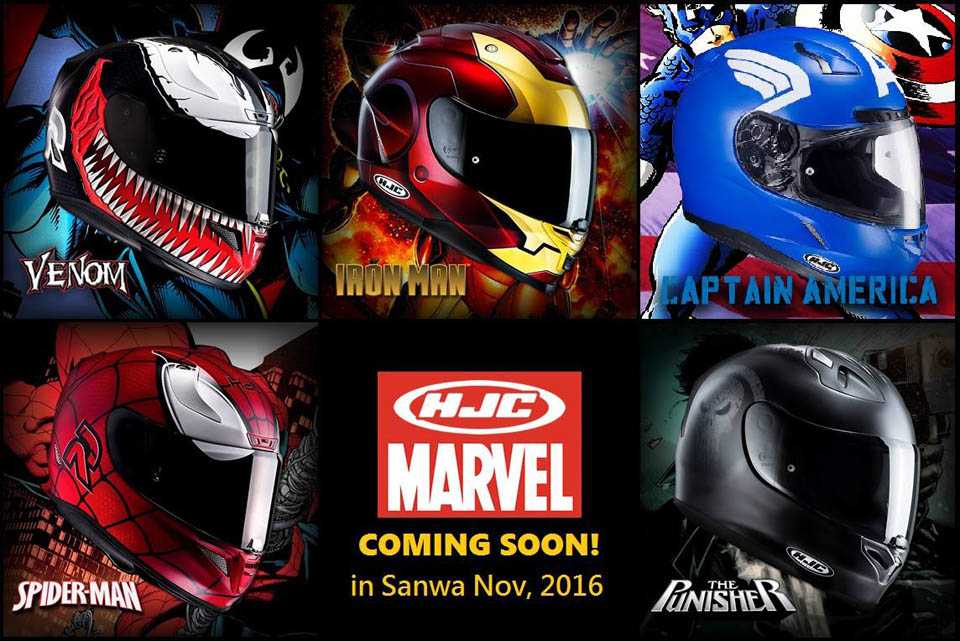 2016 HJC HELMETS MARVEL HERO