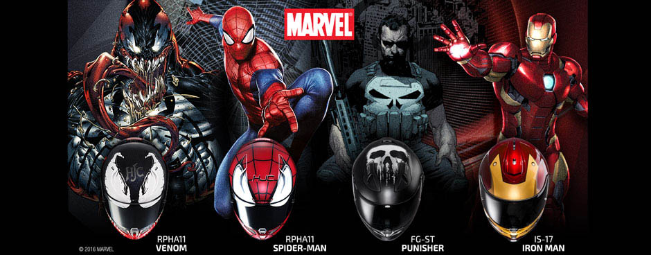 2016 HJC HELMETS MARVEL HERO